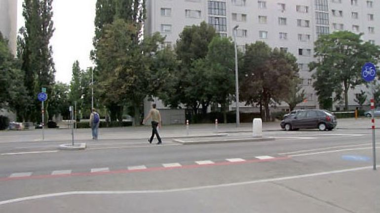 Kreuzungsbereich Engerthstraße und Dr.-Natterer-Gasse