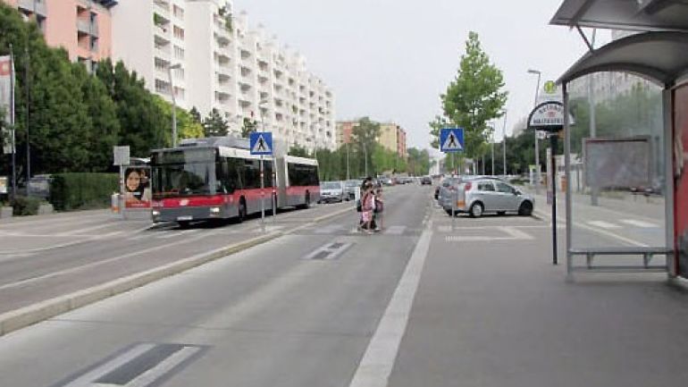 Engerthstraße beim Pensionisten-Wohnhaus