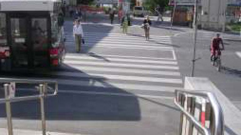 U1 Station Kaisermühlen (Vienna International Center)