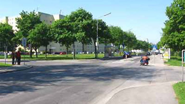 Kreuzungsbereich Emichgasse - Quadenstraße