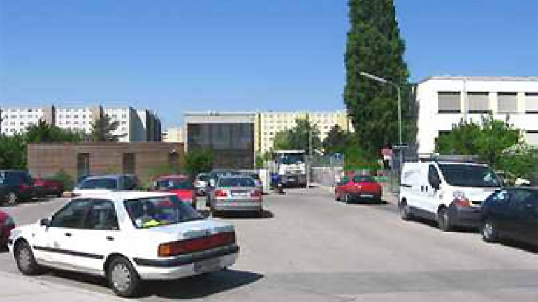 Umkehrplatz Schrebergasse - Bereich Schule