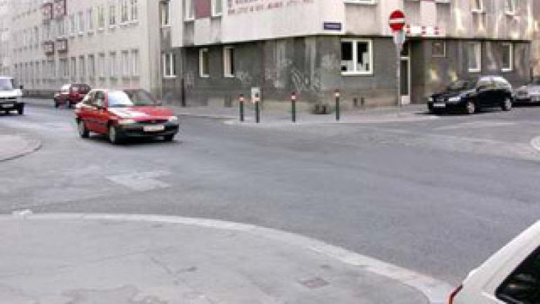 copyright: AUVA Kreuzungsbereich Arbeitergasse - Bacherplatz