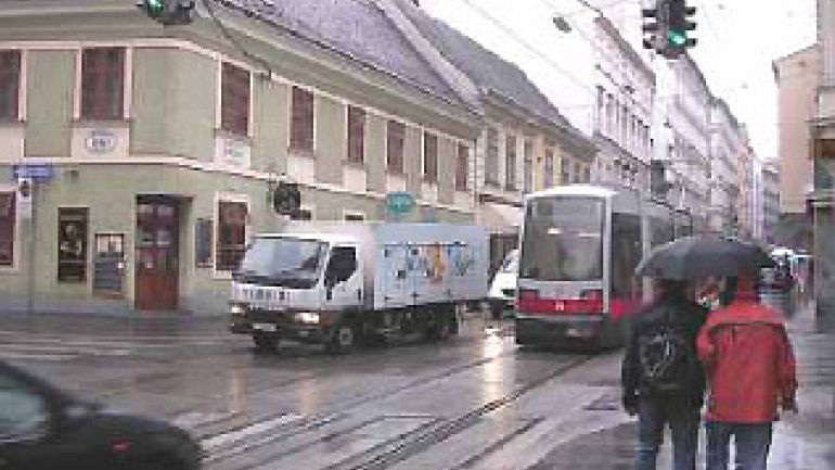 copyright: AUVA Kreuzung Lange Gasse - Josefstädter Straße