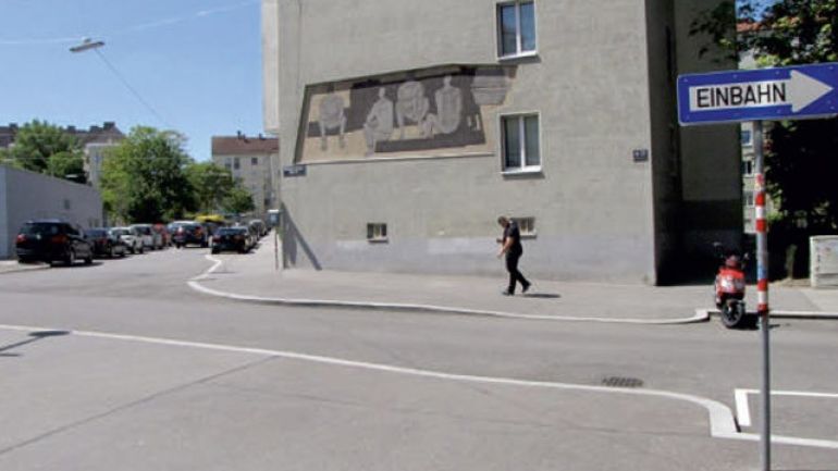 copyright: MA 46/Gabriele Steinbach Kreuzungsbereich Rechberggasse - Klausenburger Straße