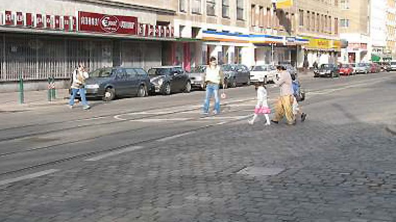 Kreuzungsbereich Quellenstraße - Laimäckergasse