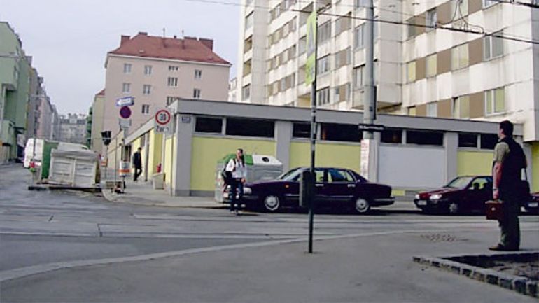 Kreuzungsbereich Quellenstraße - Gellertplatz