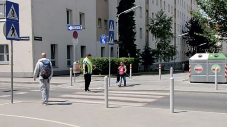 copyright: MA 46 Kreuzungsbereich Arndtstraße - Malfattigasse