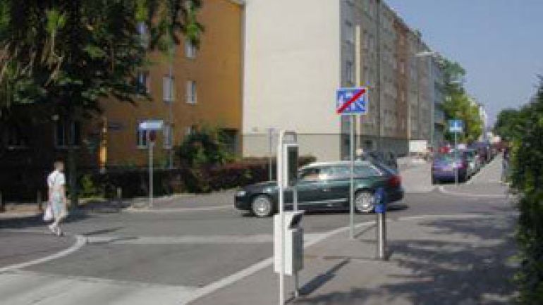 copyright: AUVA Kreuzungsbereich Waidhausenstraße - Felbigergasse