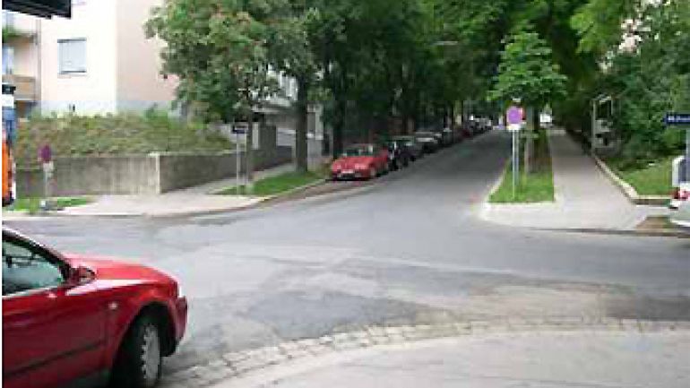 copyright: AUVA Kreuzungsbereich Erndtgasse - Bastiengasse