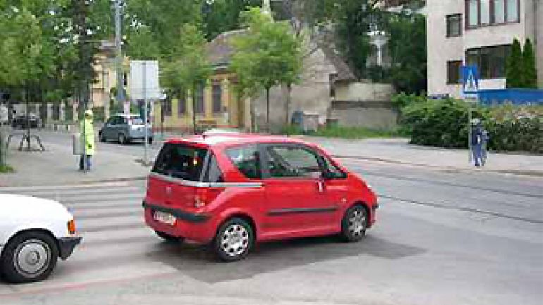 copyright: AUVA Kreuzungsbereich Pötzleinsdorfer Straße - Scheibenbergstraße