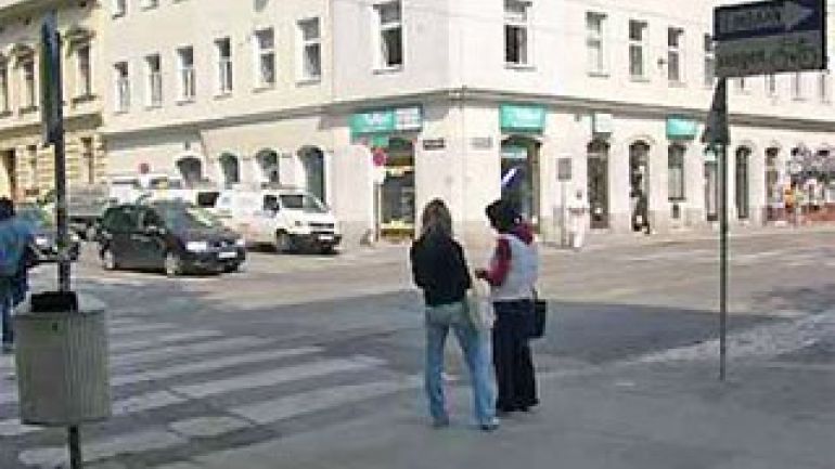 copyright: AUVA Kreuzungsbereich Hardtgasse - Döblinger Hauptstraße