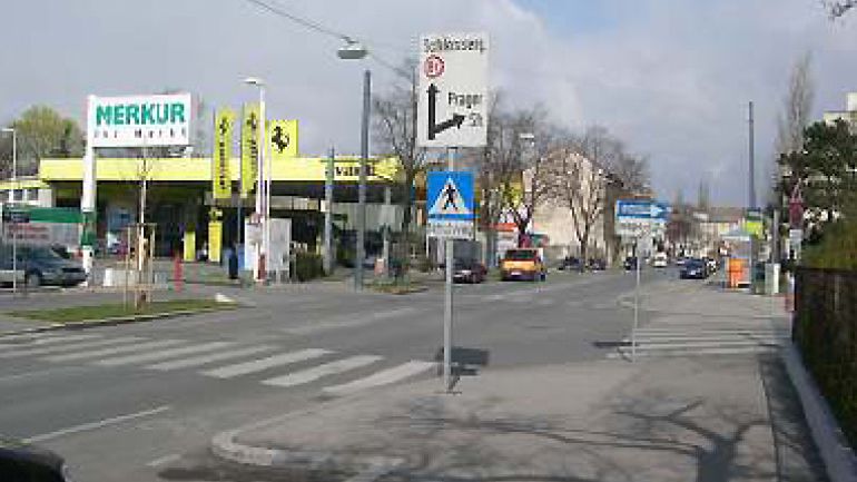 copyright: AUVA Kreuzungsbereich Jedleseer Straße - Dunantgasse