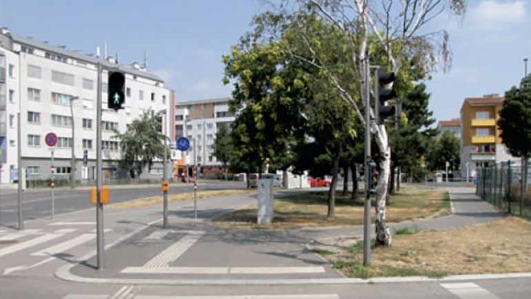 Kreuzungsbereich Hardeggasse - Schickgasse