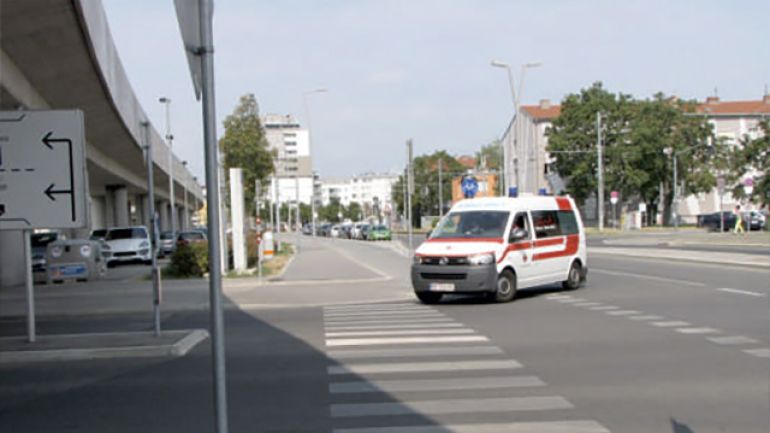 Einfahrt Donauspital