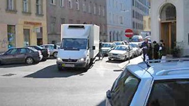 copyright: AUVA Kreuzungsbereich Leopoldsgasse - Kleine Pfarrgasse