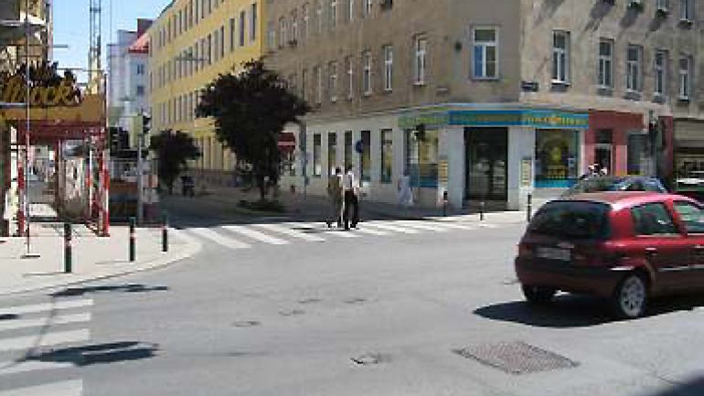 Kreuzungsbereich Erdbergstraße - Drorygasse