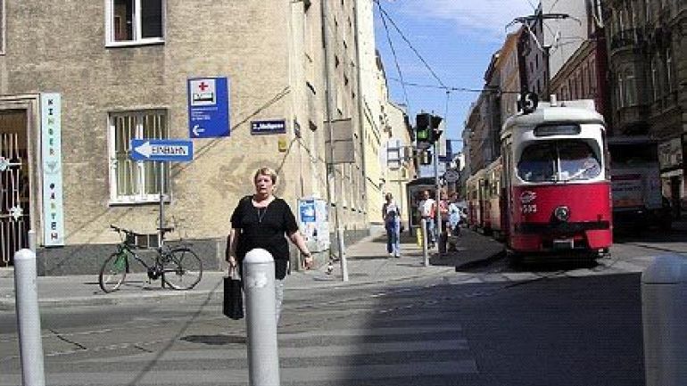 copyright: AUVA Kreuzungsbereich Kaiserstraße - Stollgasse