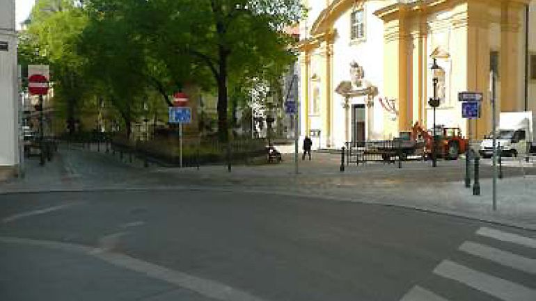 Kreuzungsbereich Grünentorgasse - Servitengasse