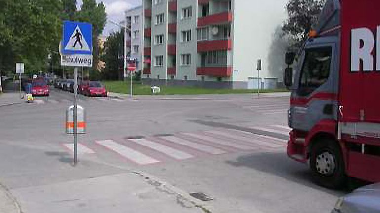 copyright: AUVA Kreuzungsbereich Wendstattgasse - Jura-Soyfer-Gasse