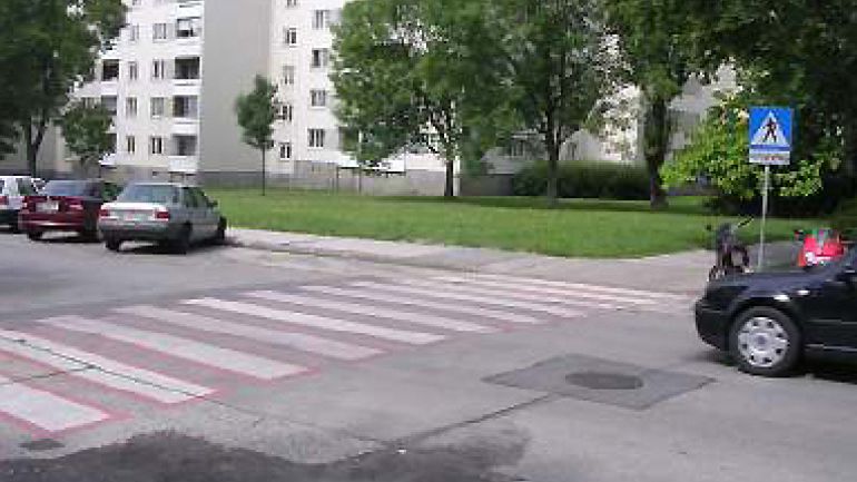 copyright: AUVA Kreuzungsbereich Jura-Soyfer-Gasse - Bergtaidingweg