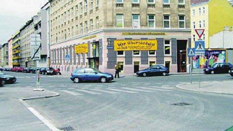 Kreuzungsbereich Dreyhausenstraße - Ameisgasse