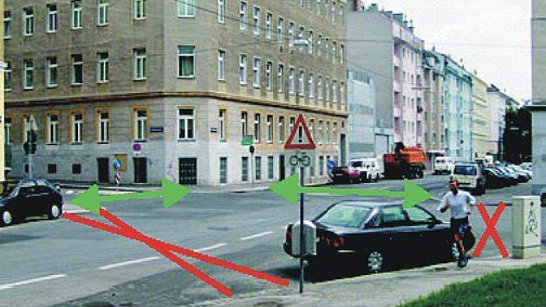 Kreuzungsbereich Märzstraße - Matznergasse