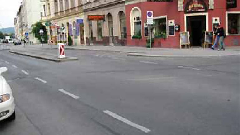 copyright: AUVA Kreuzungsbereich Sechshauser Straße - Reichsapfelgasse