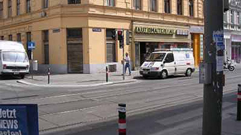 Kreuzungsbereich Thaliastraße - Grubergasse