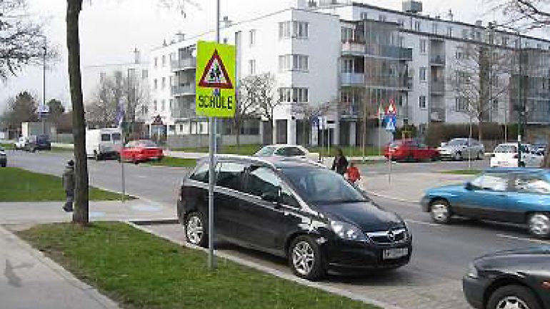 copyright: AUVA Kreuzungsbereich Hanreitergasse - Ocwirkgasse