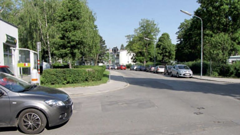 copyright: MA 46 Kreuzungsbereich Meriangasse - Roda-Roda-Gasse