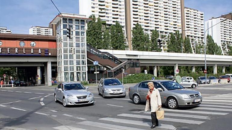 copyright: AUVA Kreuzungsbereich Anton-Baumgartner-Straße - Wohnparkstraße