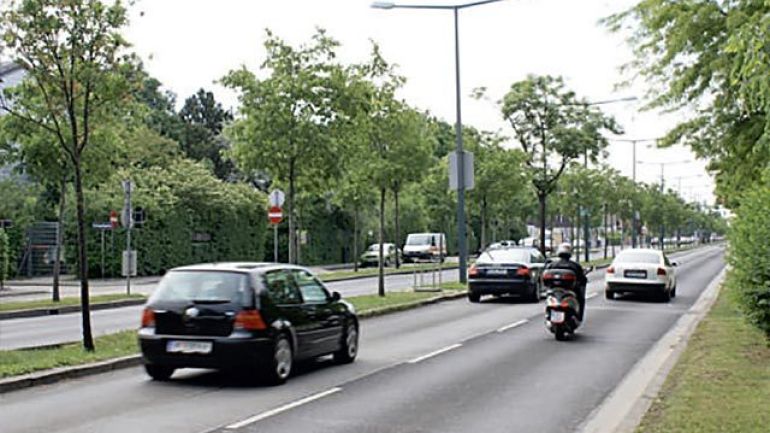 Bereich Altmannsdorfer Straße auf Höhe Baumgartner-Straße - Rossakgasse