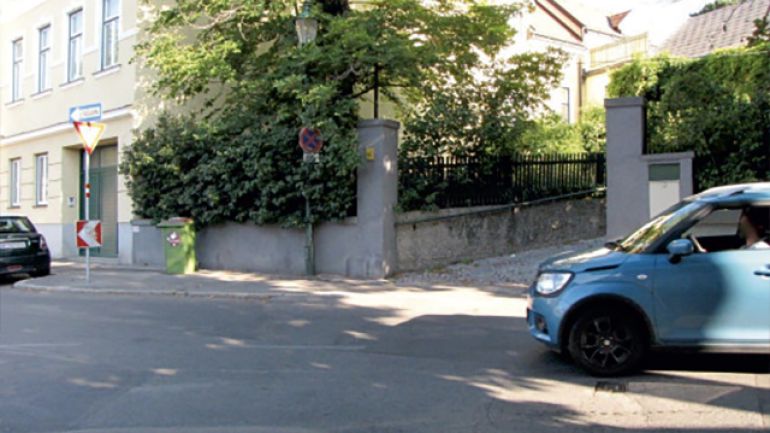 copyright: ©c.fuerthner/PID Kreuzungsbereich Langackergasse - Sandgasse