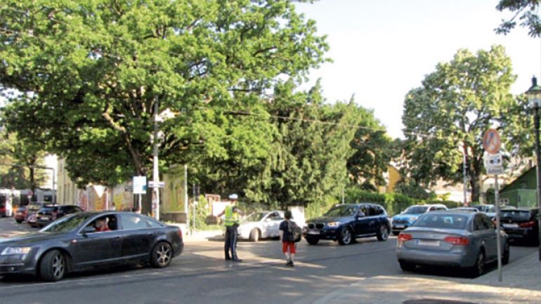 copyright: ©c.fuerthner/PID Kreuzungsbereich Grinzinger Allee - Straßergasse