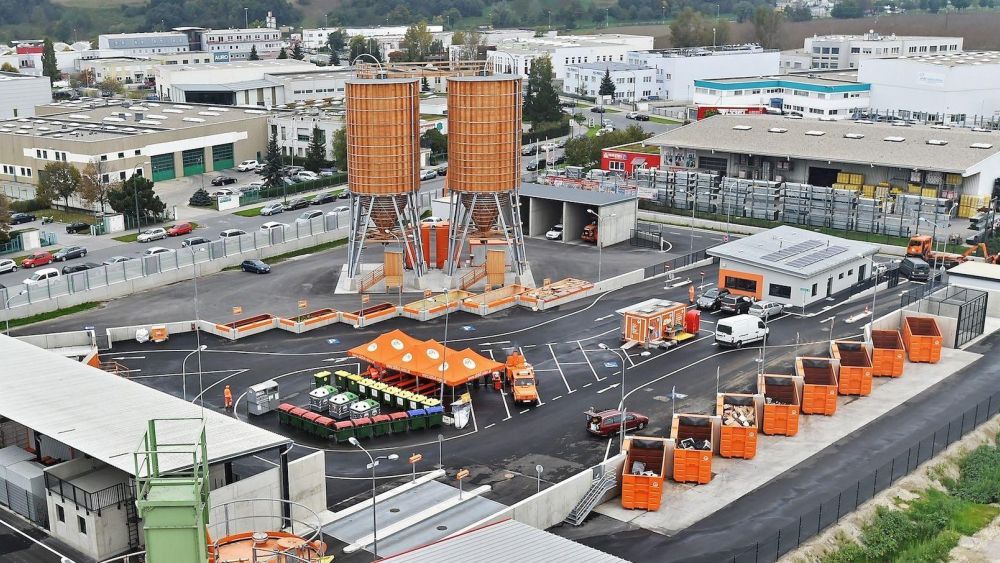 copyright: Stadt Wien/Jobst Luftaufnahme von einem Mistplatz