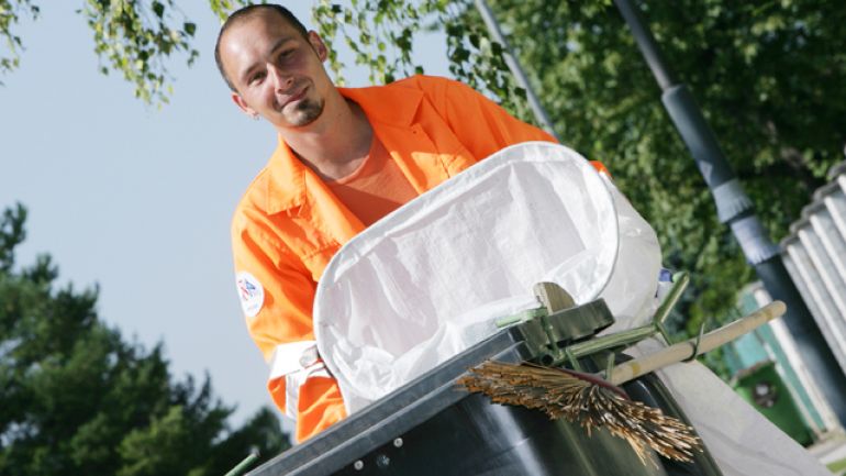 Straßenkehrer der MA 48