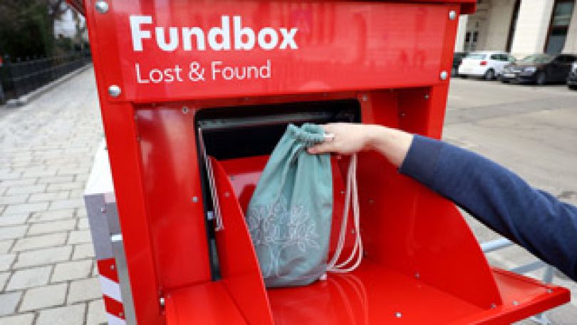 Rote Fundbox