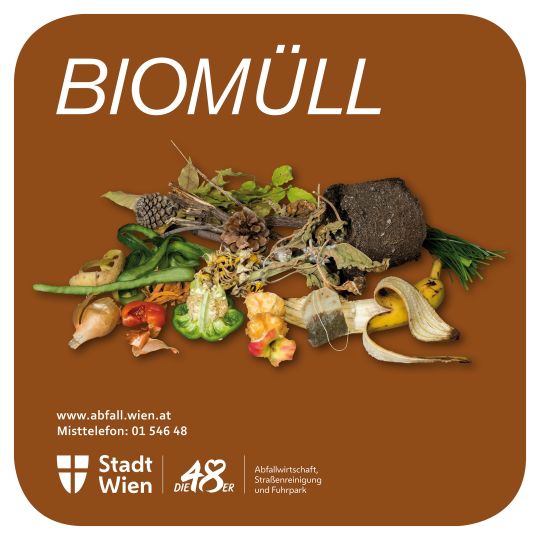 Aufkleber Biotonne