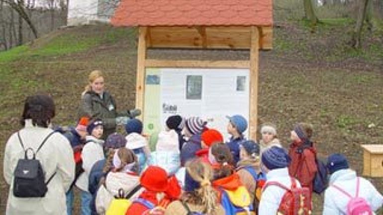 Eine Führung mit einer Schulkasse