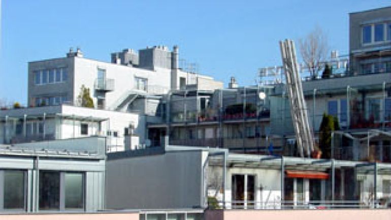 Foto eines modernen Wohnhauses