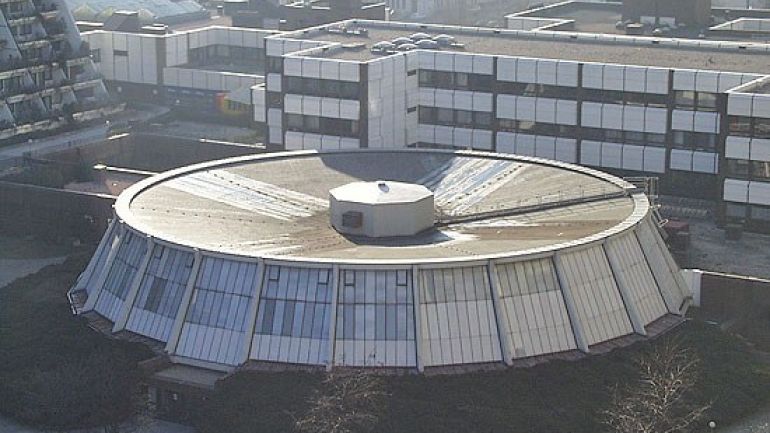 Rundhalle Alt Erlaa aus der Vogelperspektive