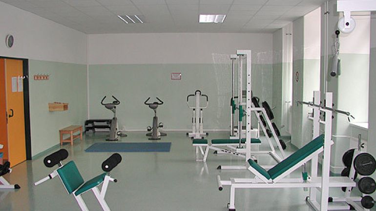 Kraftraum in der Sporthalle Mollardgasse