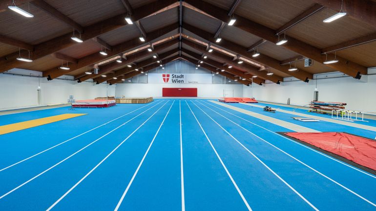 Fototermin Leichtathletik-Halle Wienerberg