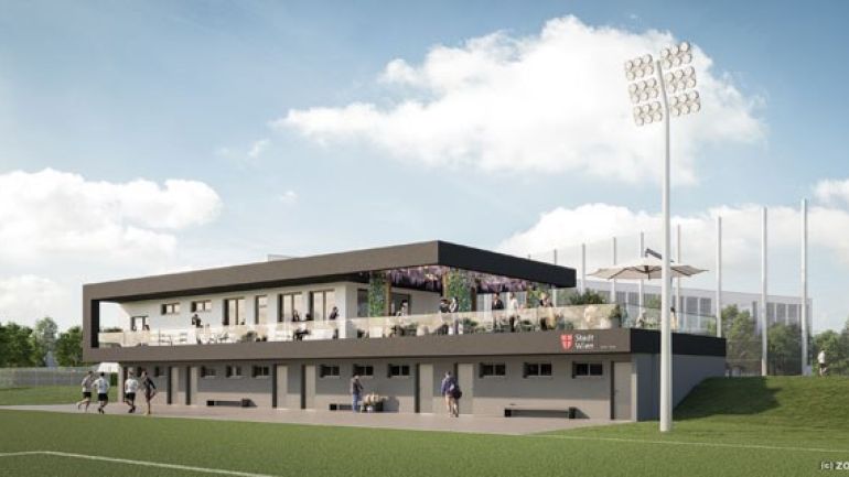 copyright: (c) ZOOMVP.AT Visualisierung eines Gebäudes am Sportplatz