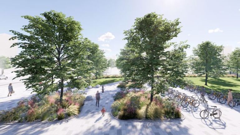 copyright: Albert Wimmer ZT GmbH Visualisierung des neuen Hauptbahnhofs