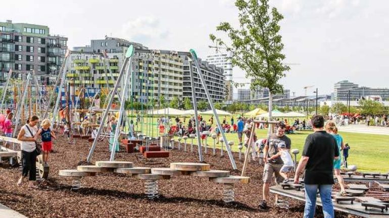 Motorikpark im Helmut-Zilk-Park