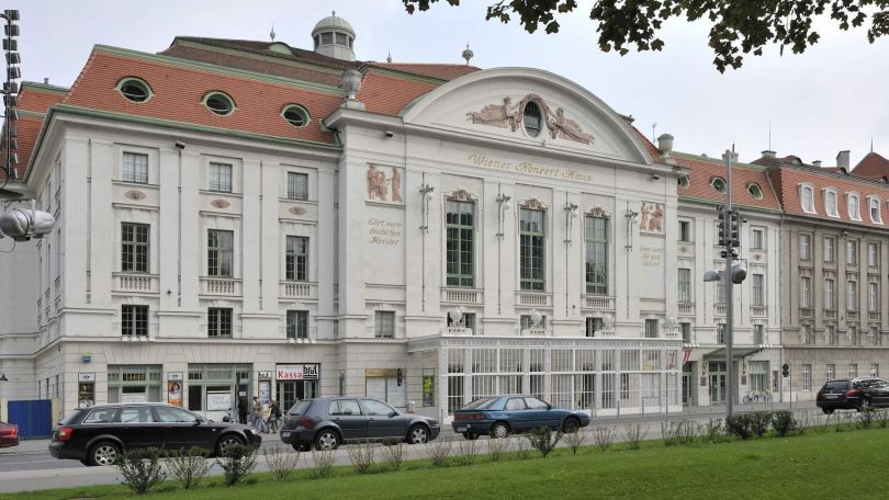 Frontansicht des Wiener Konzerthauses