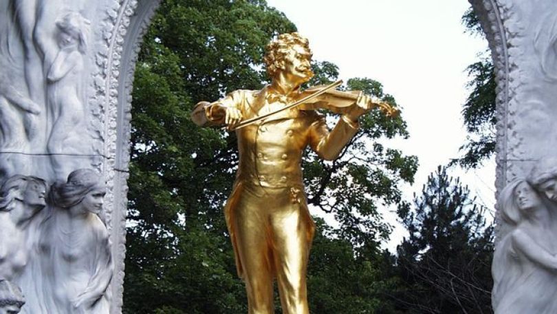 Strauss-Denkmal im Stadtpark