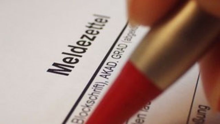 copyright: PID - Ismail Gökmen Meldezettel - residence registration