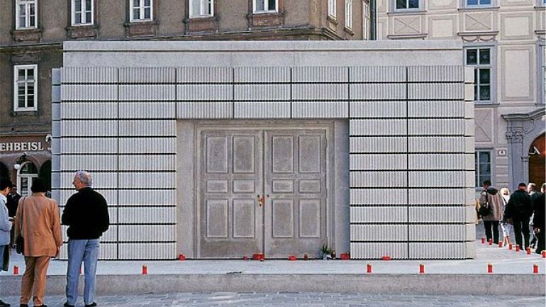 copyright: Wien Tourismus/Reinhard Mandl Schoa monument by Rachel Whiteread at Judenplatz